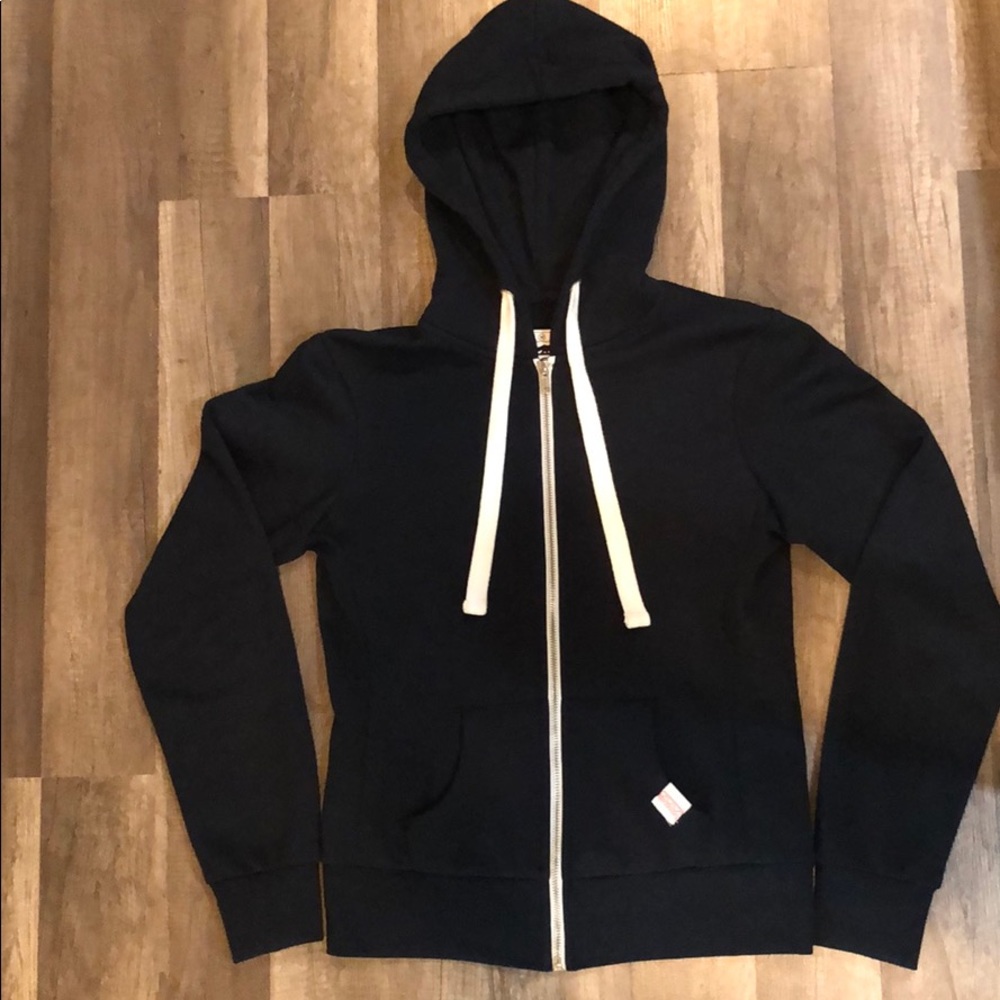 Zip up navy sweatshirt size medium